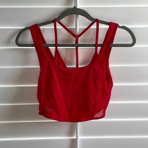 Nike Small Red Cropped Tank